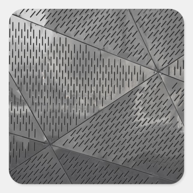 Sticker Carré Puissance de la construction en acier Intensible I (Devant)