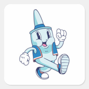 Sticker Carré Pulvérisateur nasal