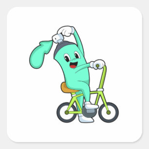 Sticker Carré Pulvériser la boîte à vélo