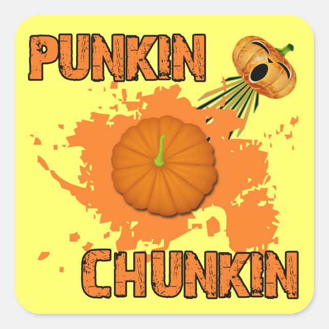 Sticker Carré Punkin Chunkin (Devant)