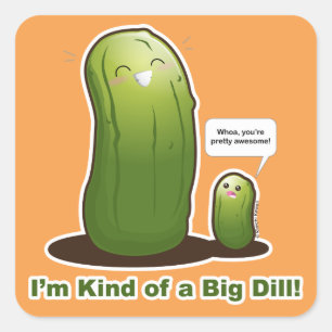 Sticker Carré Punny Big Pickle