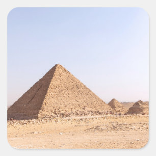Sticker Carré Pyramids of Egypt Coffee Mug