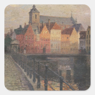 Sticker Carré Quai de la Paille, Bruges