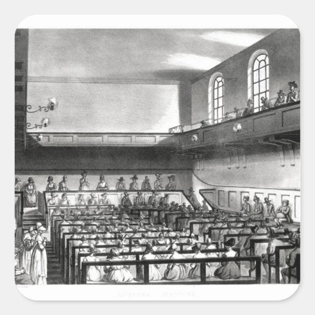 Sticker Carré Quakers Meeting, de Ackermann's (Devant)