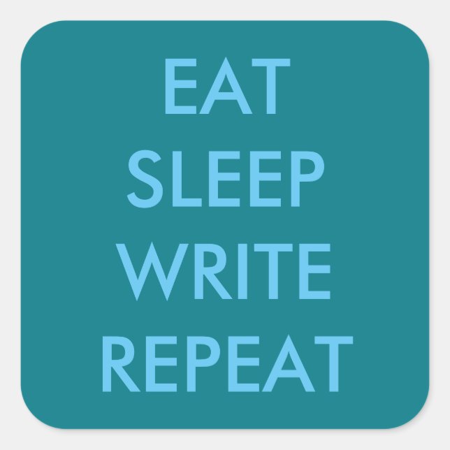 Sticker Carré Que faites-vous ? (Devant)