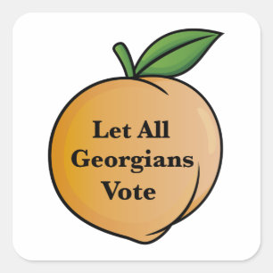 Sticker Carré Que tous les Géorgiens votent