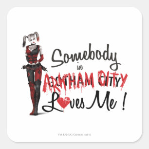 Sticker Carré Quelqu'un en AC m'aime - Harley