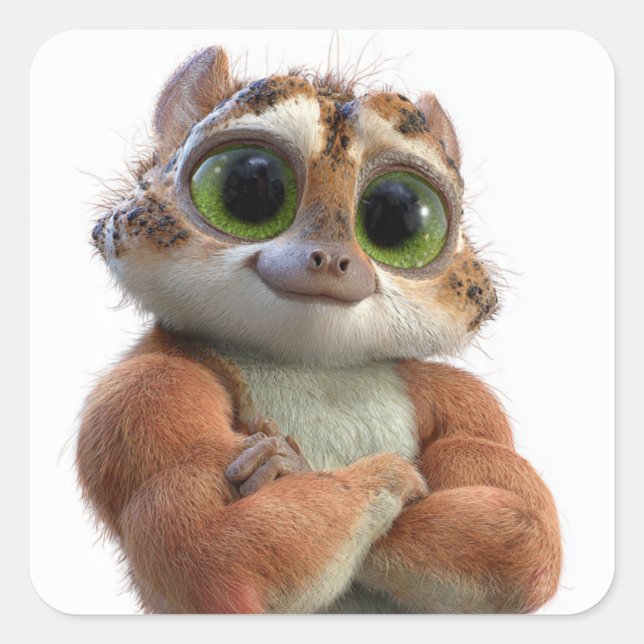 Sticker Carré Quiet Confidence (Devant)