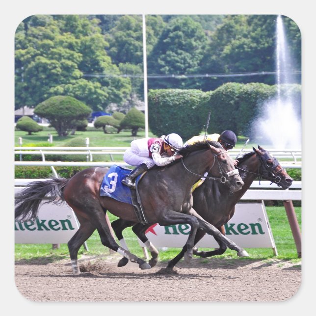 Sticker Carré Quiet Ruler court vers le bas Flat Jack (Devant)