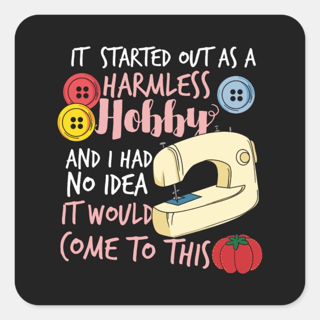 Sticker Carré Quilting (homonymie) (Devant)