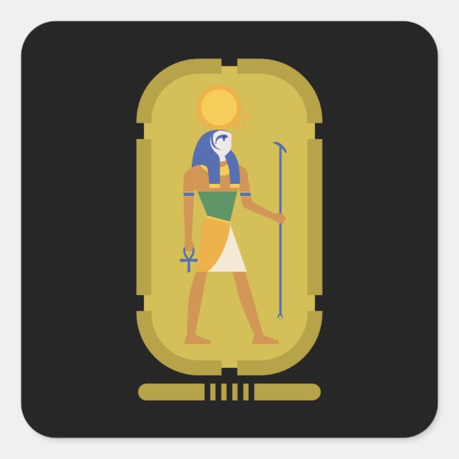 Sticker Carré Ra God of the Sun (Devant)