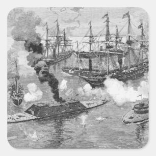 Sticker Carré Rachat du 'Tennessee', bataille de Mobile