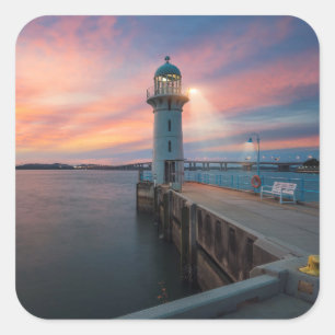 Sticker Carré Raffles phare   Marina, Singapour