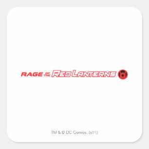 Sticker Carré Rage des lanternes rouges