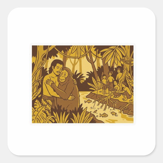 Sticker Carré Rakoup Béliang (Devant)