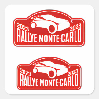 Sticker Carré Rallye Monte-Carlo WRC Monte-Carlo
