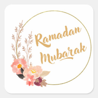 Sticker Carré Ramadan Moubarak 5