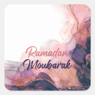 Sticker Carré Ramadan moubarak islam cadeaux classiques