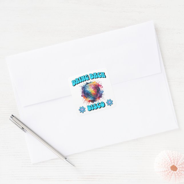 Sticker Carré Ramenez Disco (Enveloppe)