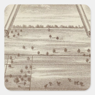 Sticker Carré Ranch d'Oakdale