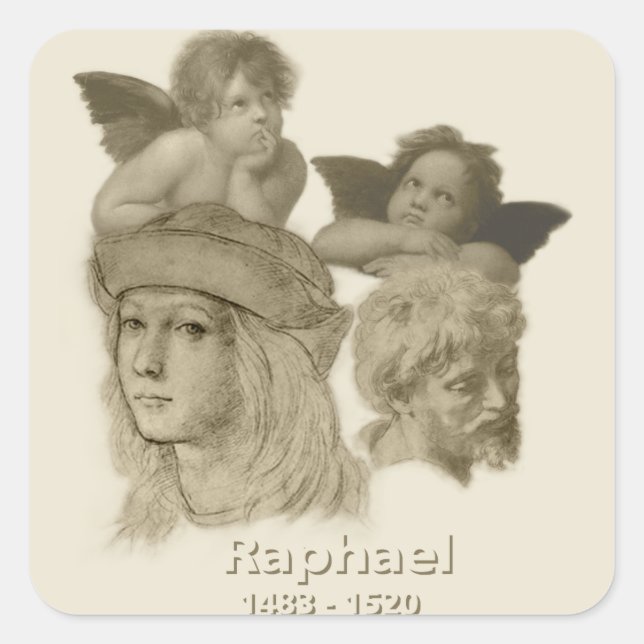 Sticker Carré Raphael (Devant)