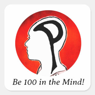 Sticker Carré Rappelez-vous que vous pouvez avoir 100 ans dans l