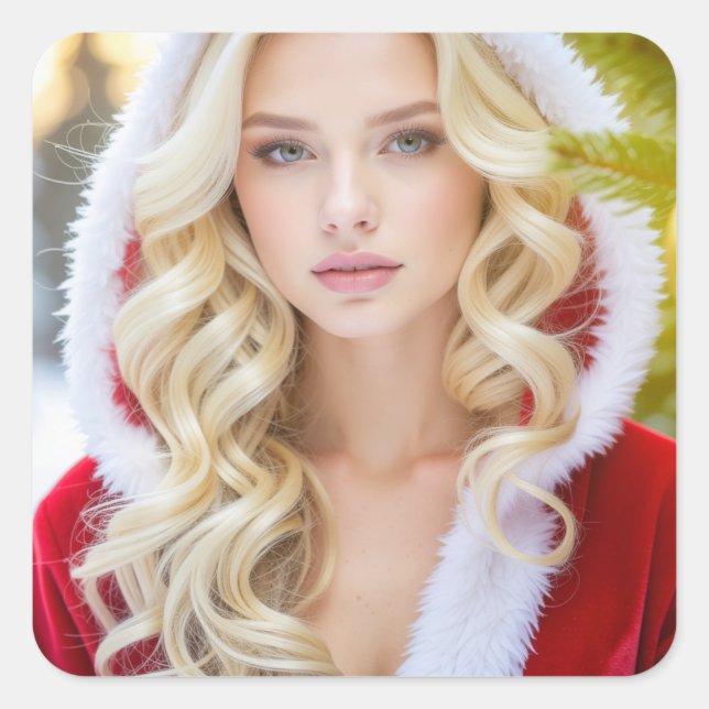 STICKER CARRÉ RAPPY X-MAS (Devant)