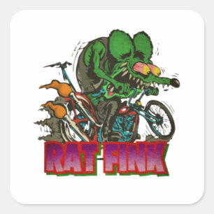 Sticker Carré Rat Fink Vintage