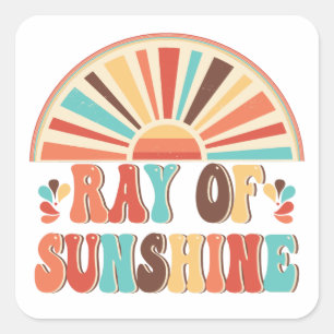 Sticker Carré Ray of Sunshine