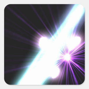 Sticker Carré Rayons gamma en noyaux galactiques 3