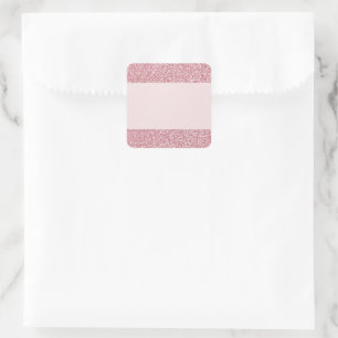 Sticker Carré Regard Rose Gold Pailleté Aspect Ajoutez Votre Tex