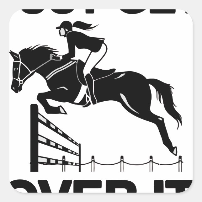 STICKER CARRÉ REGARDE-LE. (Devant)