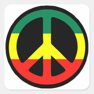 Sticker Carré Reggae