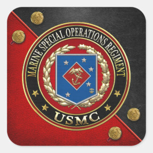 Sticker Carré Régiment d'opérations spéciales marines (MSOR) [3D