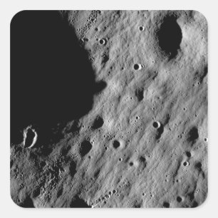 Sticker Carré Régions de cratères