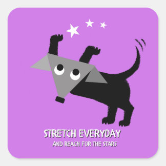 Sticker Carré Rego Berto's "Stretch Everyday"