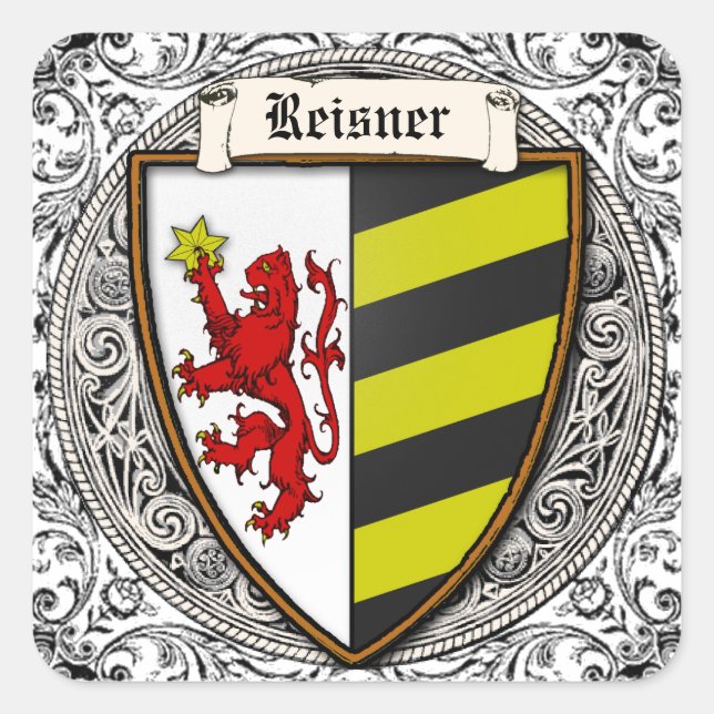 Sticker Carré Reisner (Baden-Württemberg) Armoiries de famille (Devant)