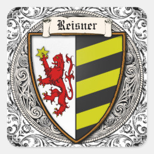 Sticker Carré Reisner (Baden-Württemberg) Armoiries de famille