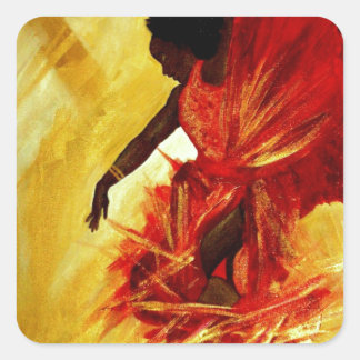 Sticker Carré Réjouissez-vous