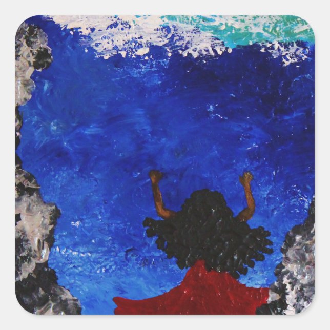 Sticker Carré "Remettre" (Devant)