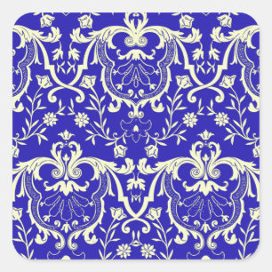 Sticker Carré Rennaisance Damask #1 @ Sonolotre