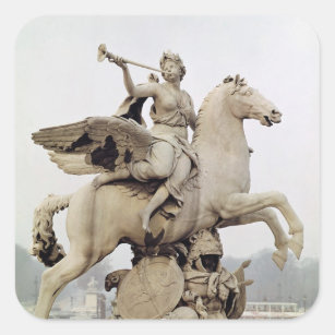 Sticker Carré Renommée montant Pegasus 1699-1702