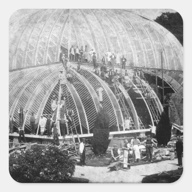 Sticker Carré Réparation du Grand Conservatoire de Chatsw (Devant)