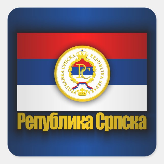 Sticker Carré Republika Srpska (Devant)