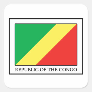 Sticker Carré République du Congo
