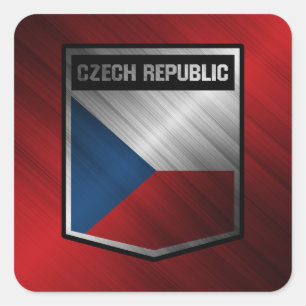 Sticker Carré République tchèque