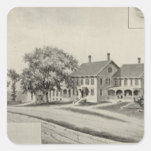 Sticker Carré Résidence SH Dow