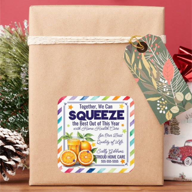 Sticker Carré resserrer la meilleure orientation des soins de sa (vacances)