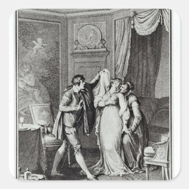 Sticker Carré "Retirez ce voile", du chapitre 7 du (Devant)