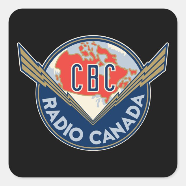 Sticker Carré  Rétro 1940-1958 (Devant)